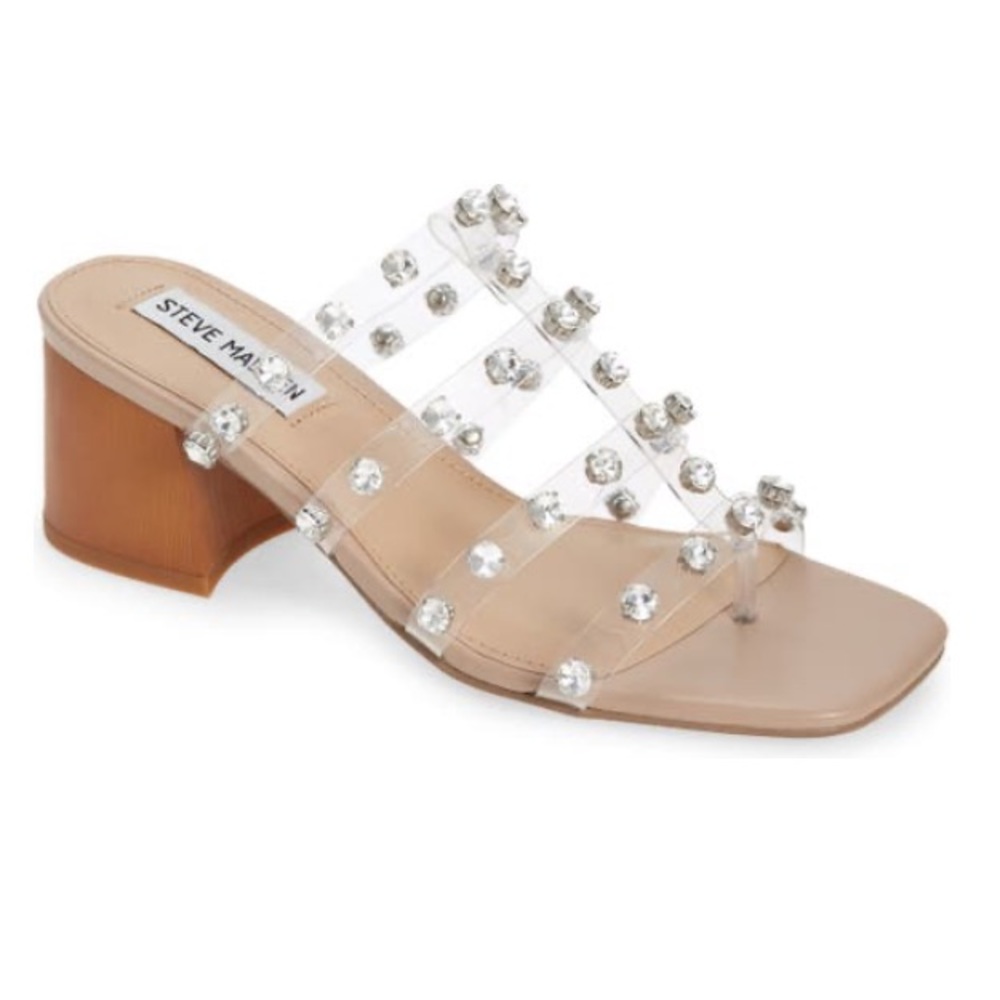Steve Madden Clear Strap Sandals